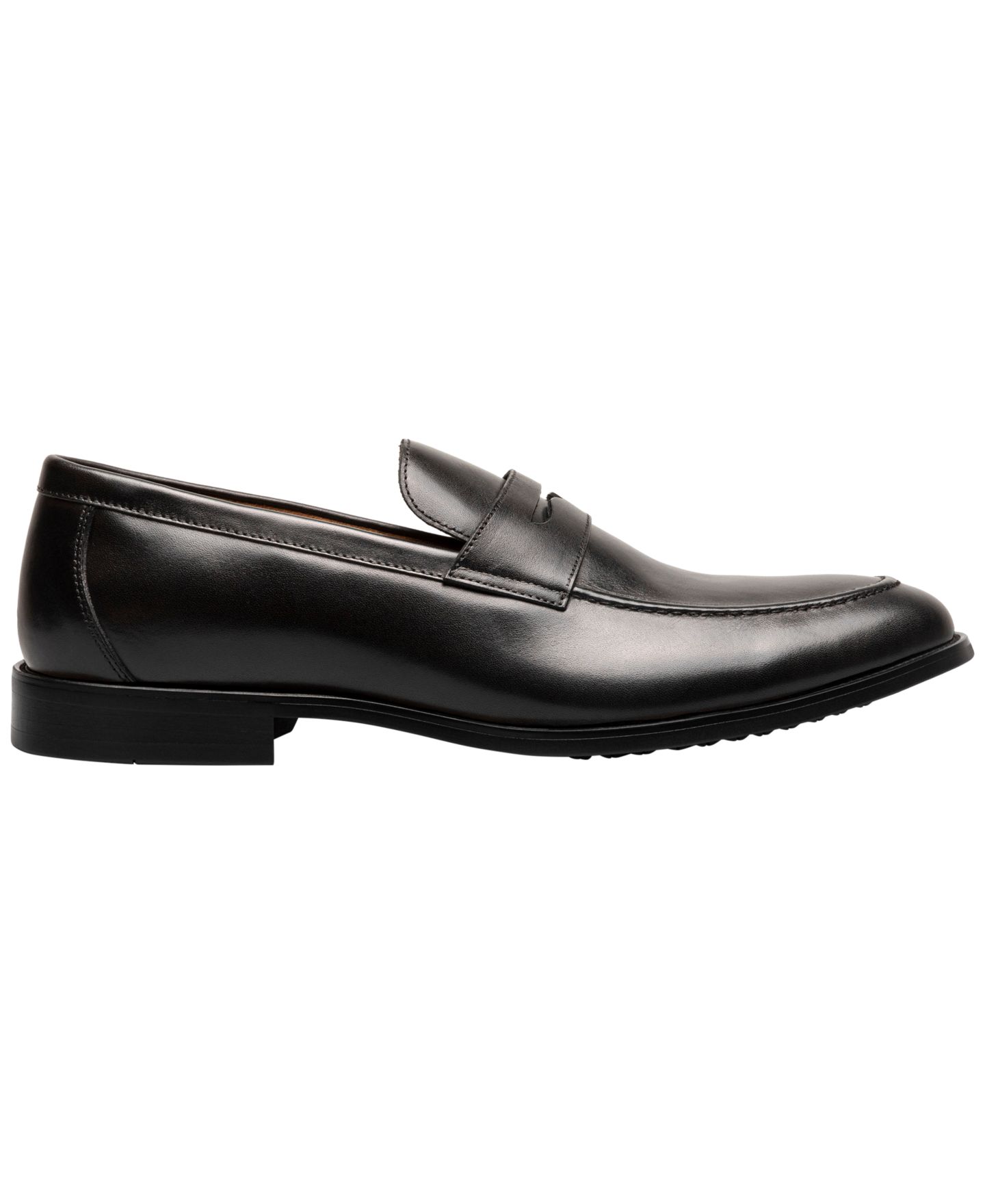 Мужские лоферы Florsheim Ruvo Moc-Toe Penny Loafers, цвет: Чёрный — фото 2