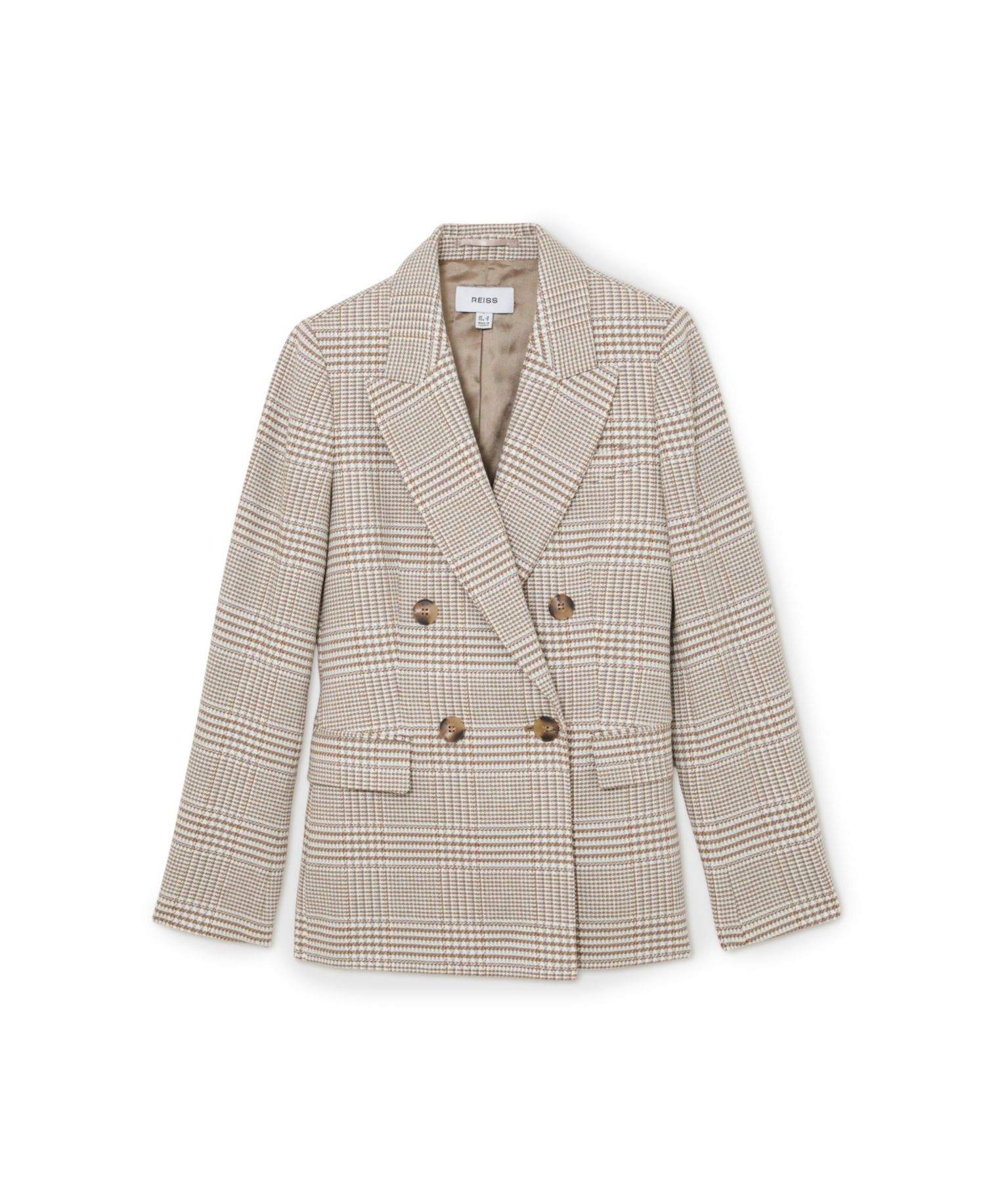 Women's Maxwell Double-Breasted Check Blazer