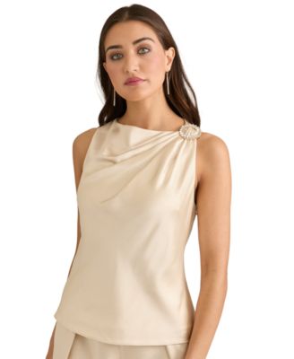 Women's Asymmetric Neck Tank Top