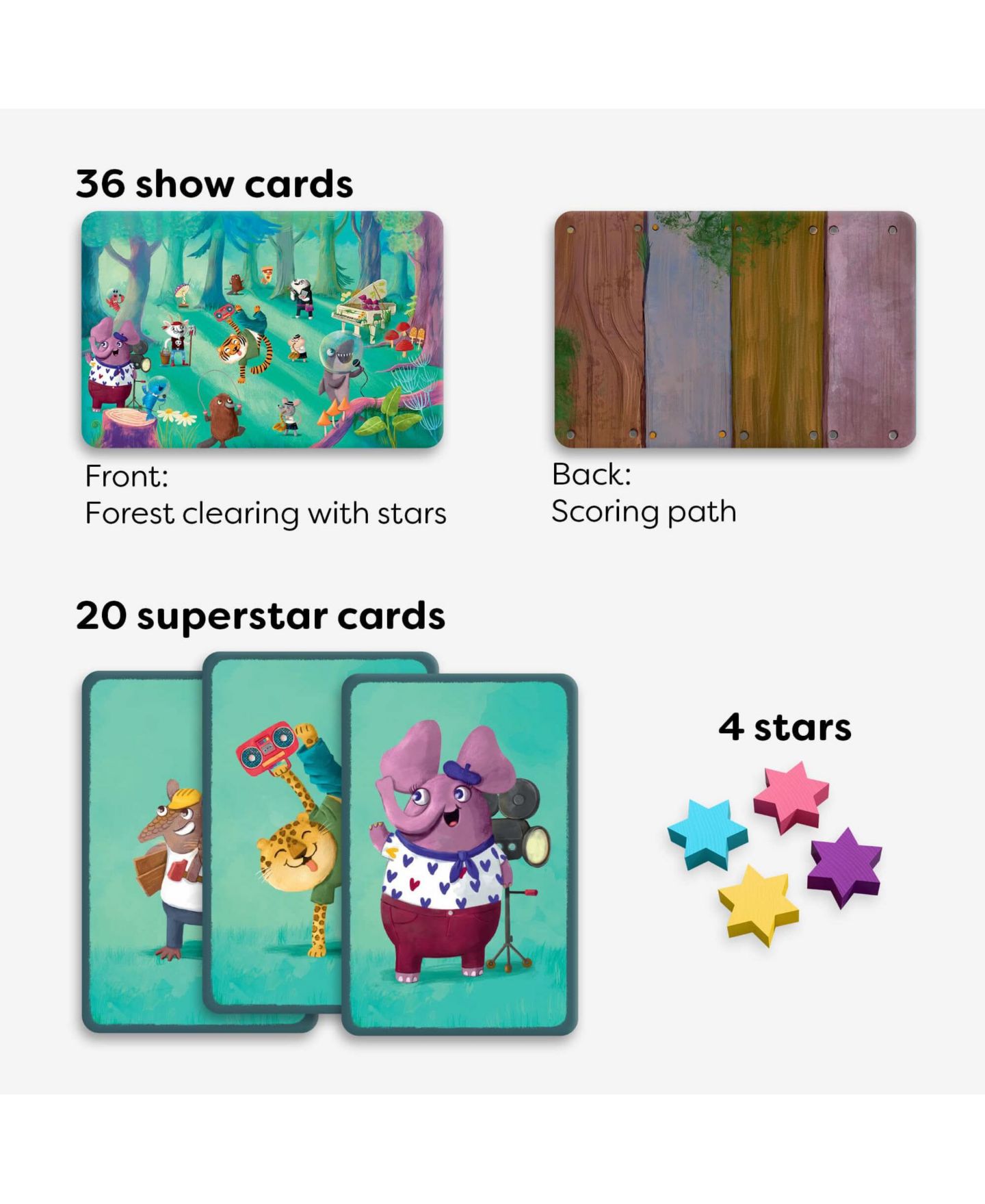 Настольная игра Haba Superstar Forest на память и поиск пар, от 4 лет — фото 5