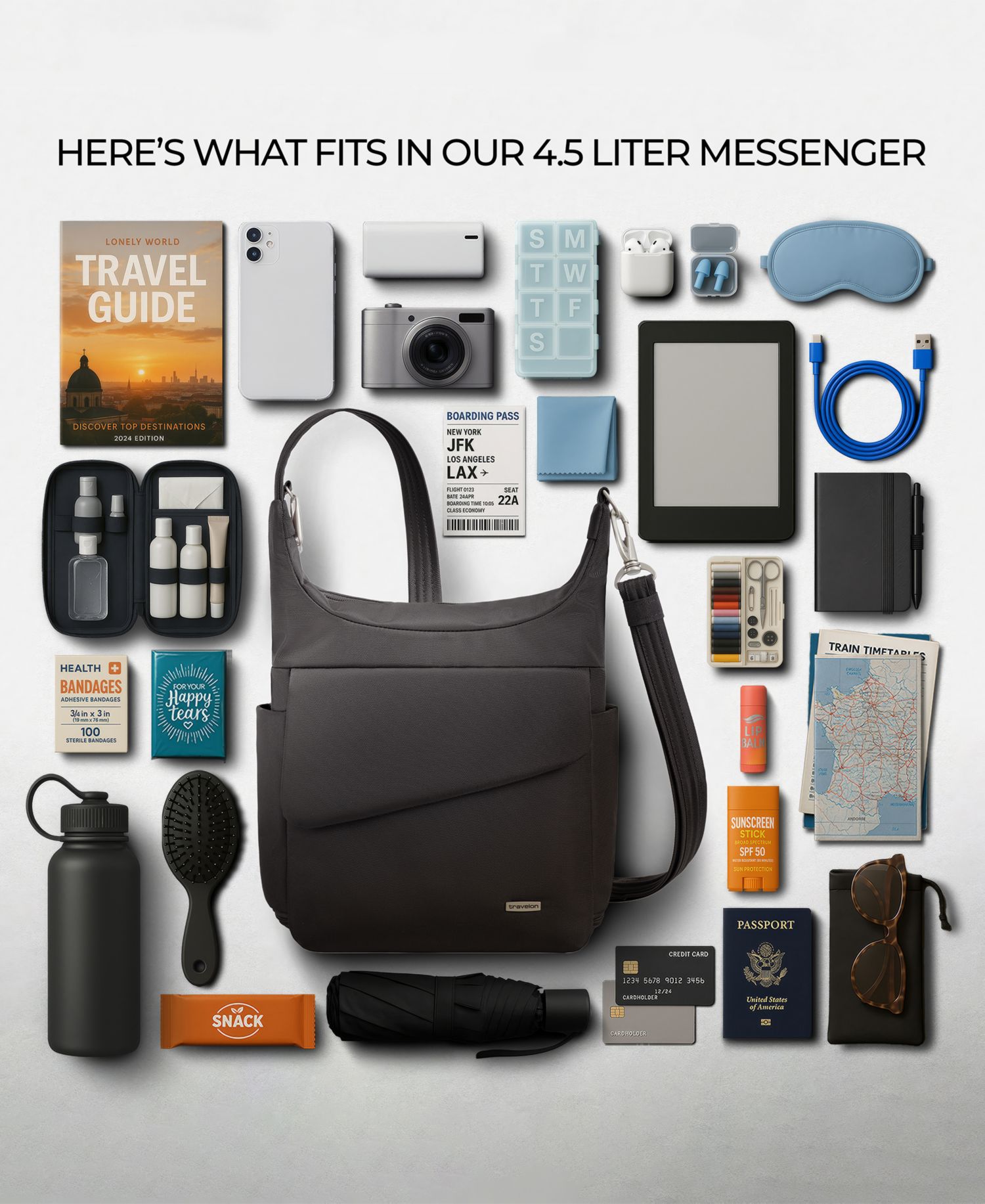 Anti-Theft Classic Messenger Bag