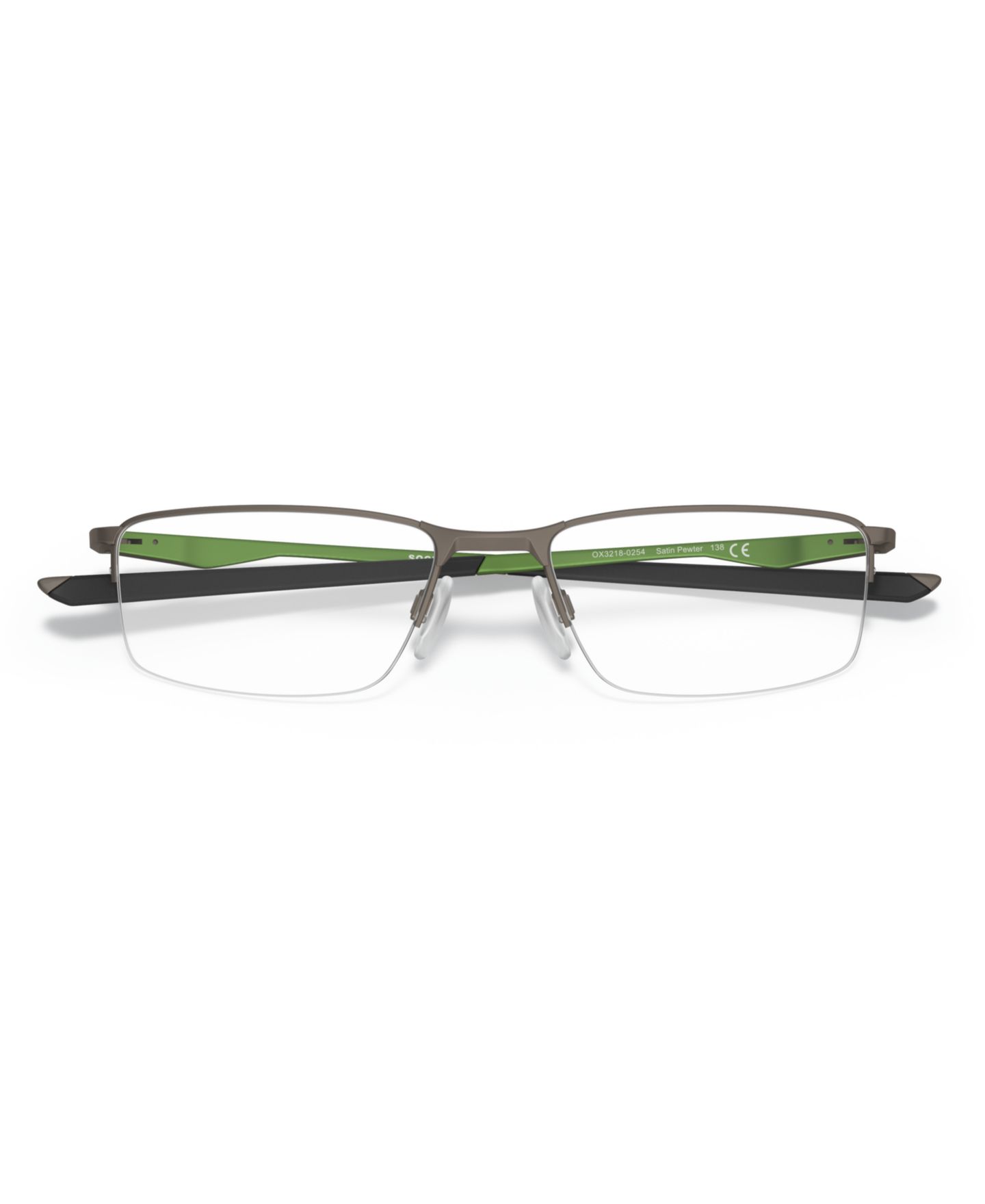 Мужские очки Oakley Rectangle Socket 5.5 Eyeglasses, OX3218, цвет: Атласный оловянный — фото 5
