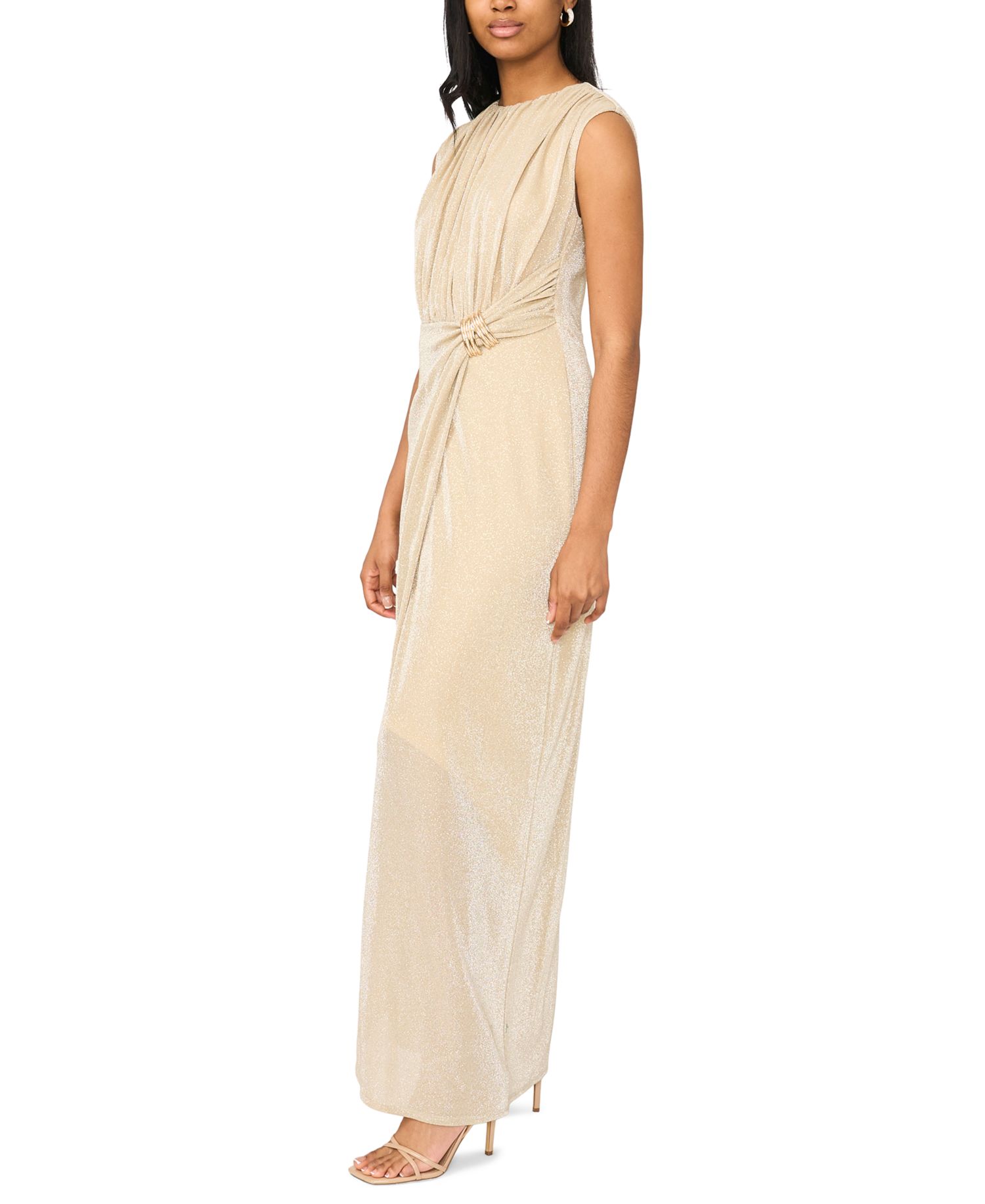 Women's Asymmetric Sleeveless Gown
