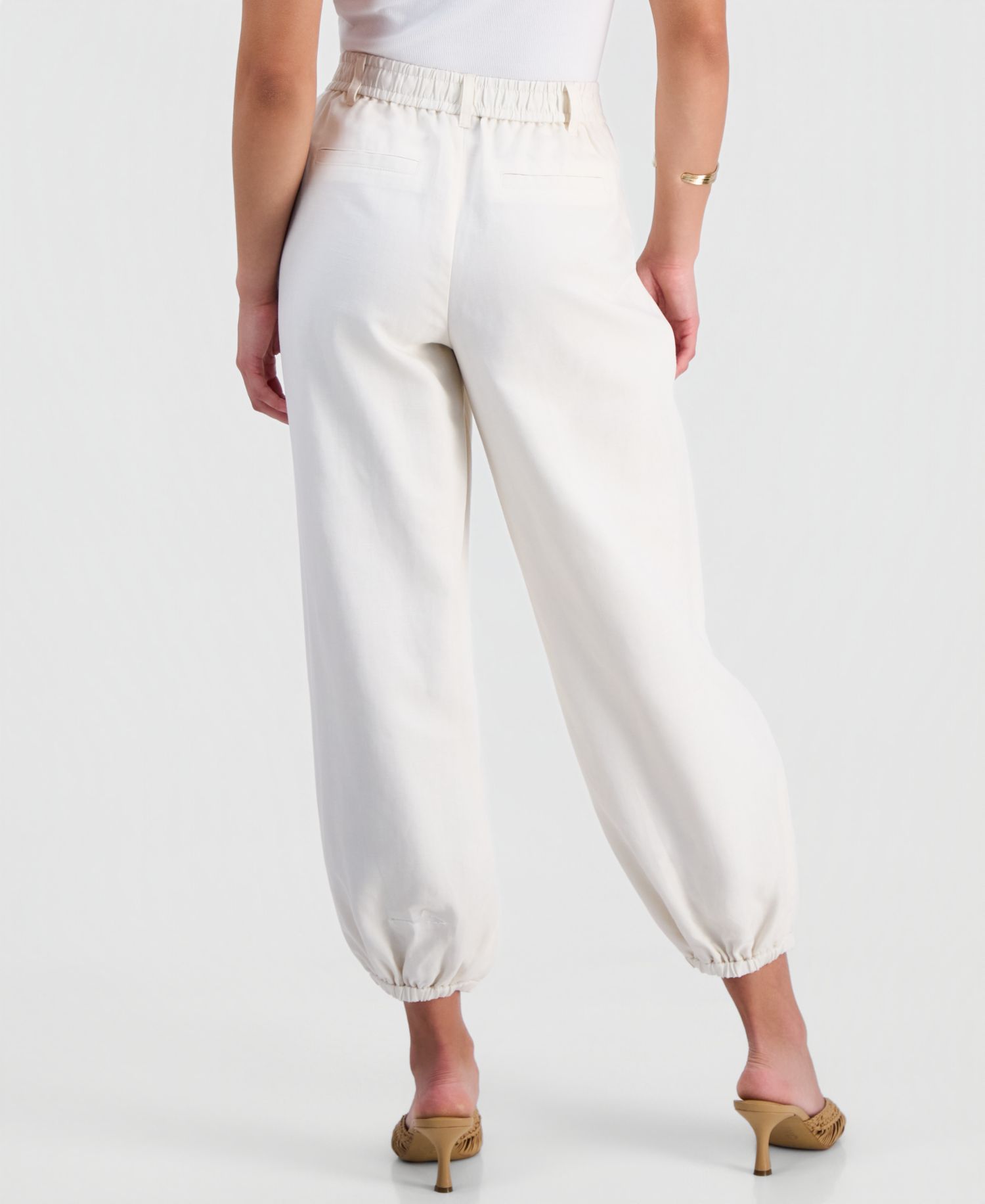 Petite Balloon-Leg Pants