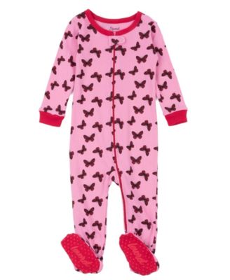 Baby Girls Matching Family One-Piece Cotton Sleep 'n Play Footed Pajamas - Animals and Wildlife Prints