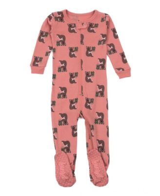 Baby Girls Matching Family One-Piece Cotton Sleep 'n Play Footed Pajamas - Animals and Wildlife Prints