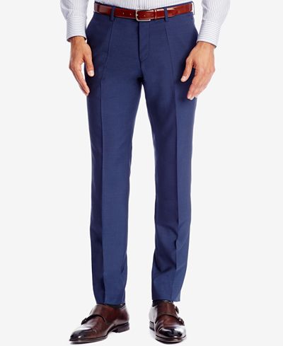 BOSS Men's Slim-Fit Virgin Wool Dress Pants