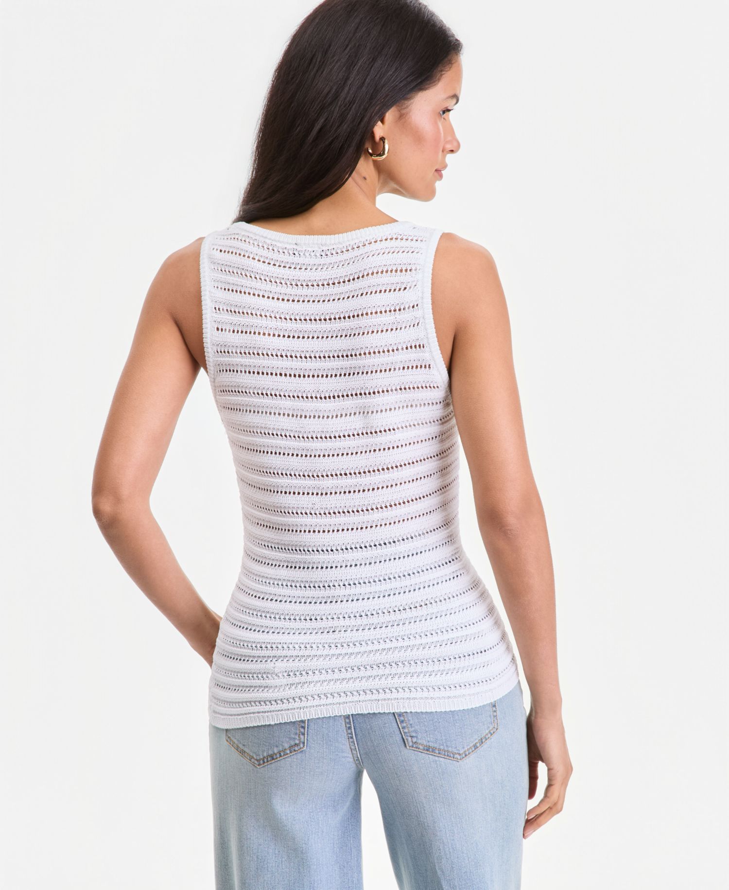 Women's Cotton Crochet Tank Top