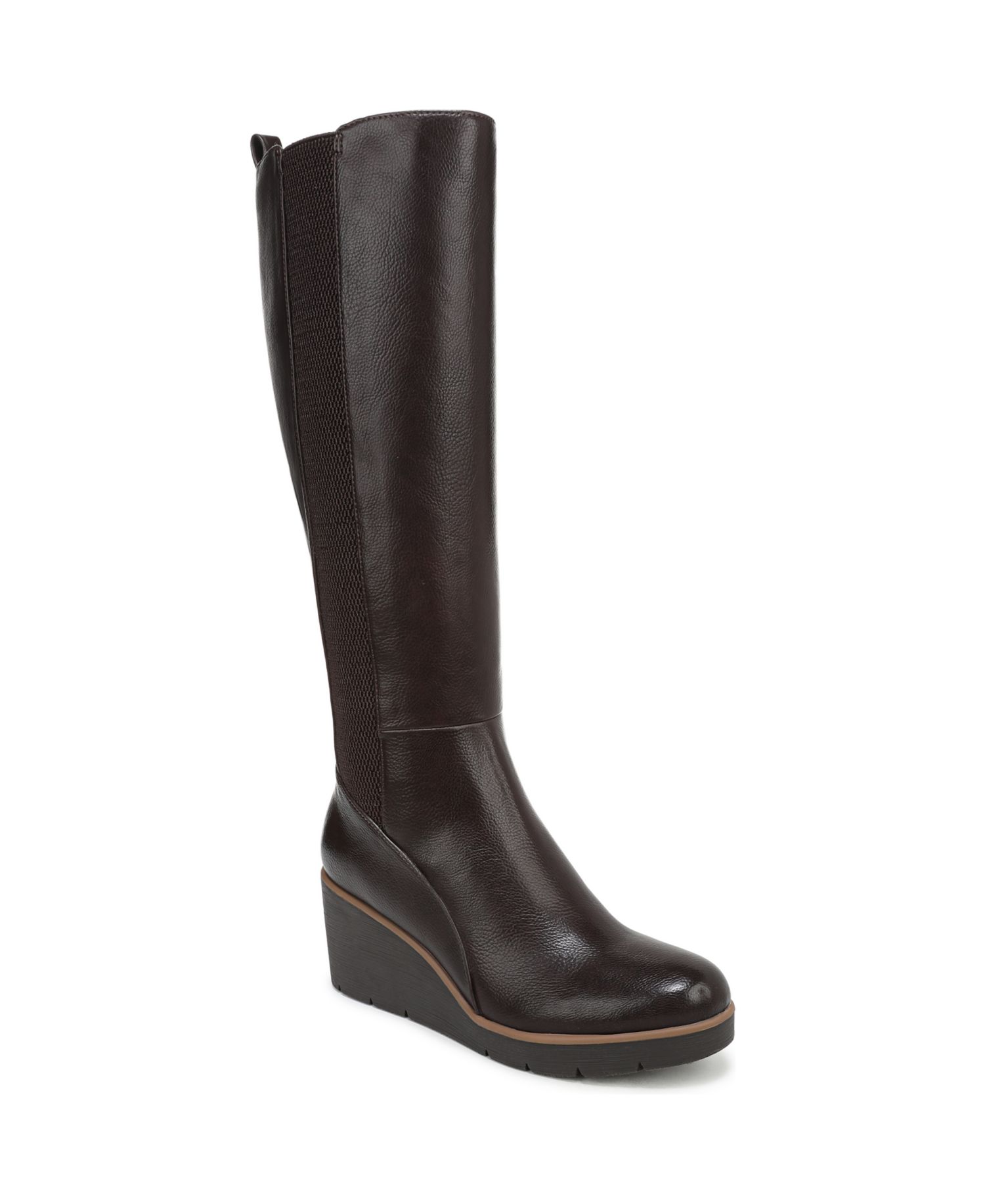 Women's Adrian Knee High Wedge Boots, Regular & Wide Calf