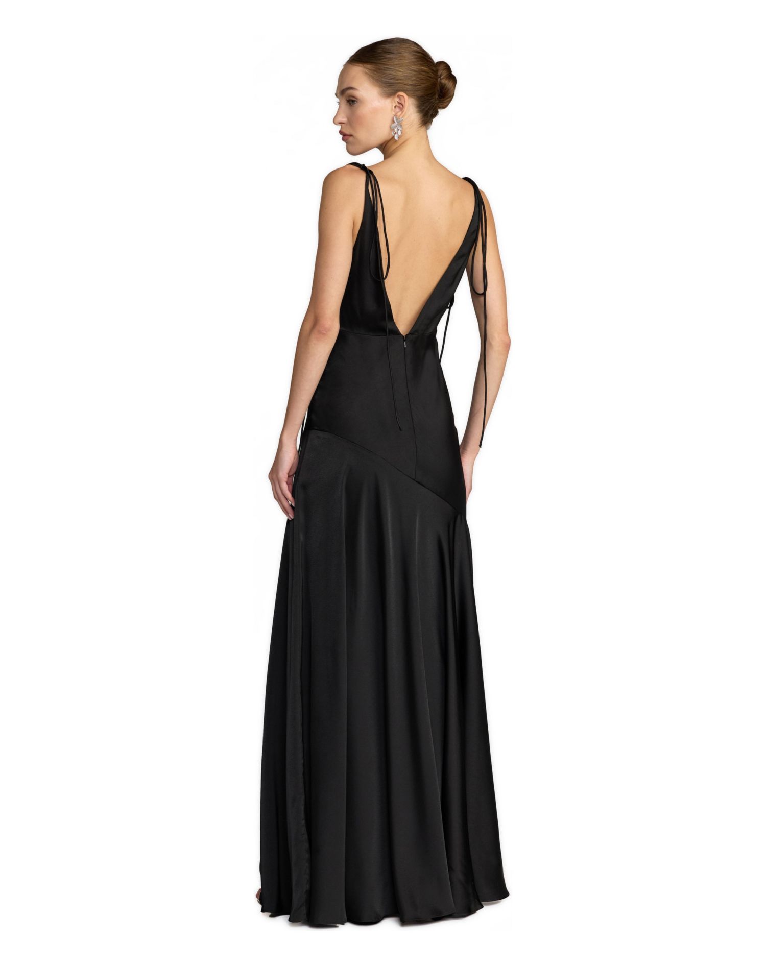 Women's Charmeuse Cowl Neck Slip Gown
