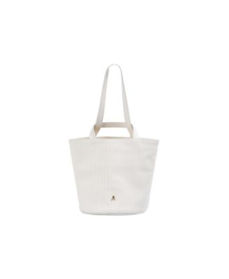 Women's Mini Cube Woven Leather Bag