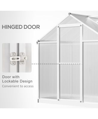 4' x 6' Portable Outdoor Walk-In Garden house w/ Roof Vent