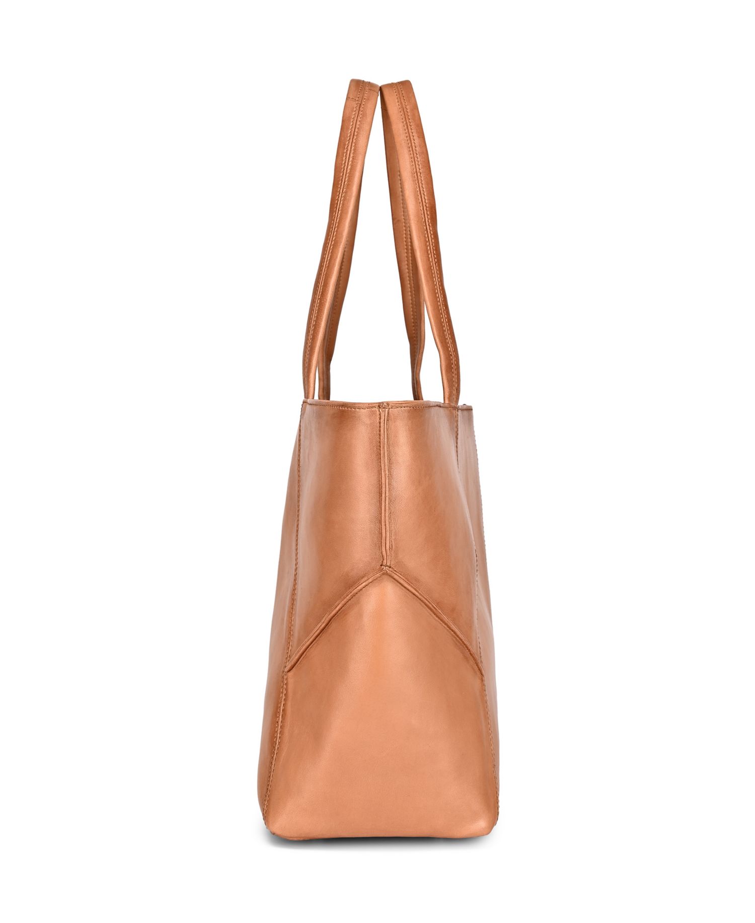 Wishbone Extra-Large Leather Carryall Tote Handbag