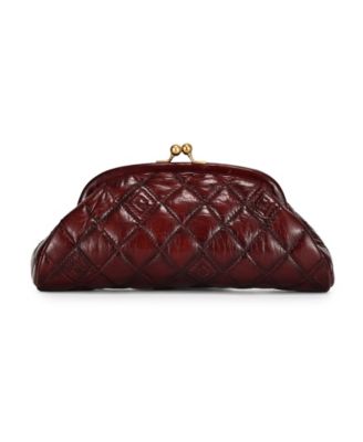 Petunia Quilted Mini Beauty Clutch Handbag