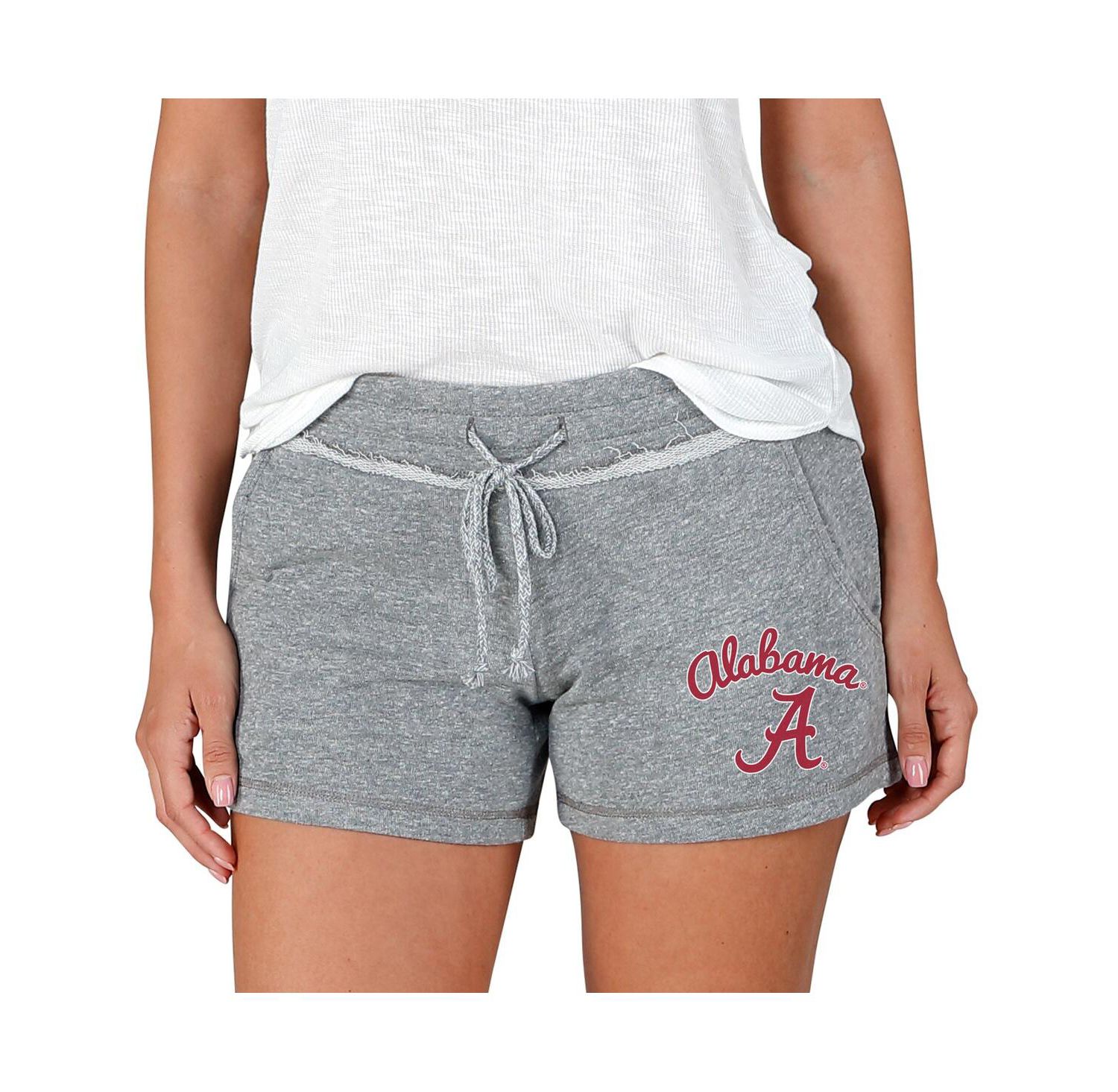 Women's Gray Alabama Crimson Tide Mainstream Terry Shorts