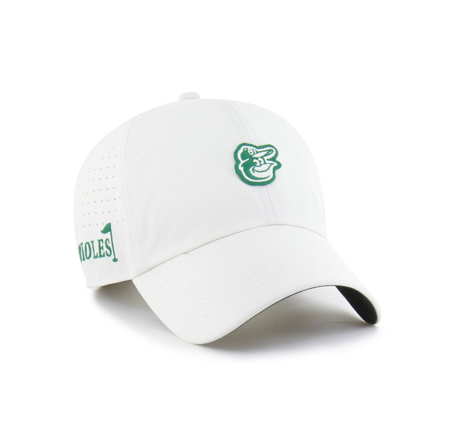 Men's White Baltimore Orioles Elevated Greens Clean Up Adjustable Hat