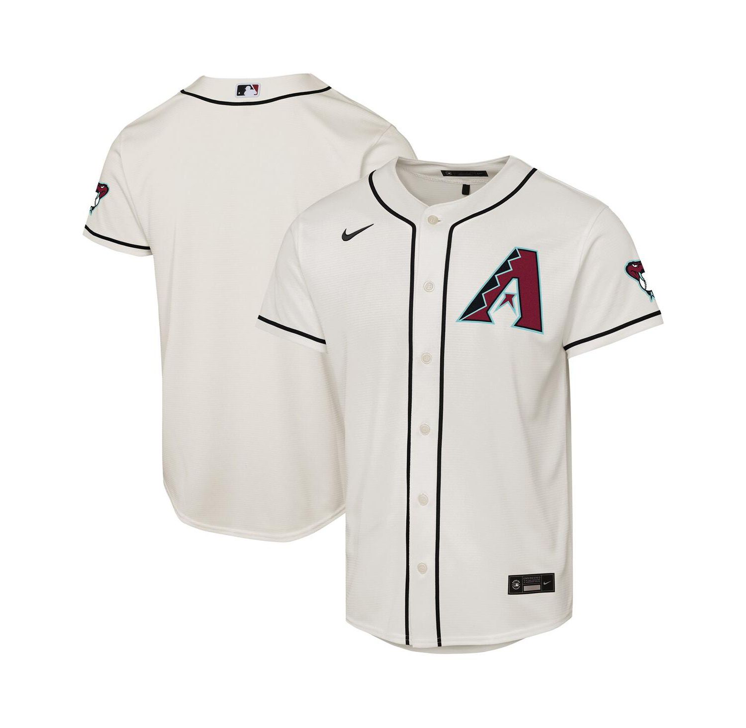 Big Boys and Girls Cream Arizona Diamondbacks Home Stadium Jersey