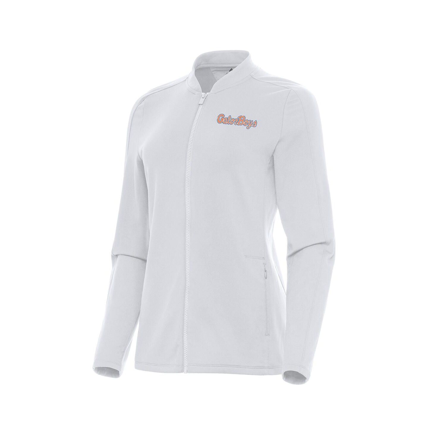 Женская куртка Antigua White Florida Gators GatorBoys Continual Full-Zip — фото 3