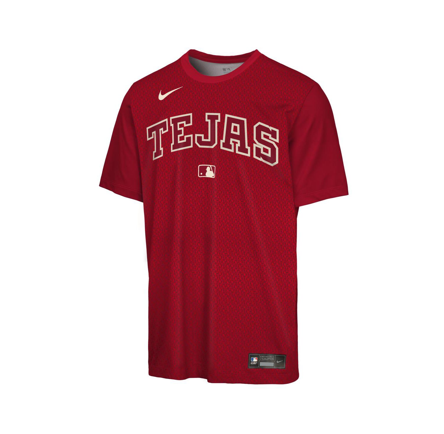 Big Boys and Girls Red Texas Rangers 2026 City Connect Authentic Collection Velocity Dri-FIT T-Shirt