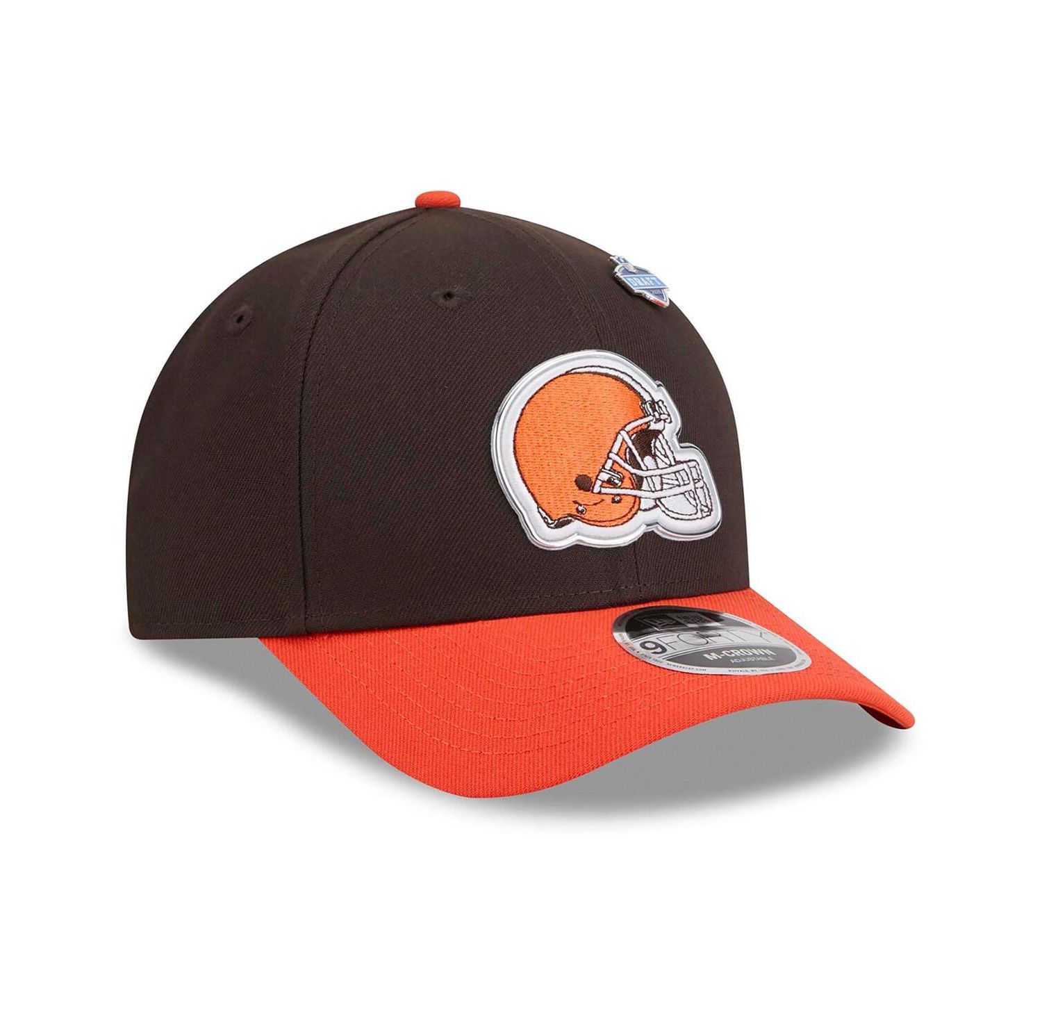 Men's Brown/Orange Cleveland Browns 2026 NFL Draft 9FORTY M-Crown Adjustable Hat