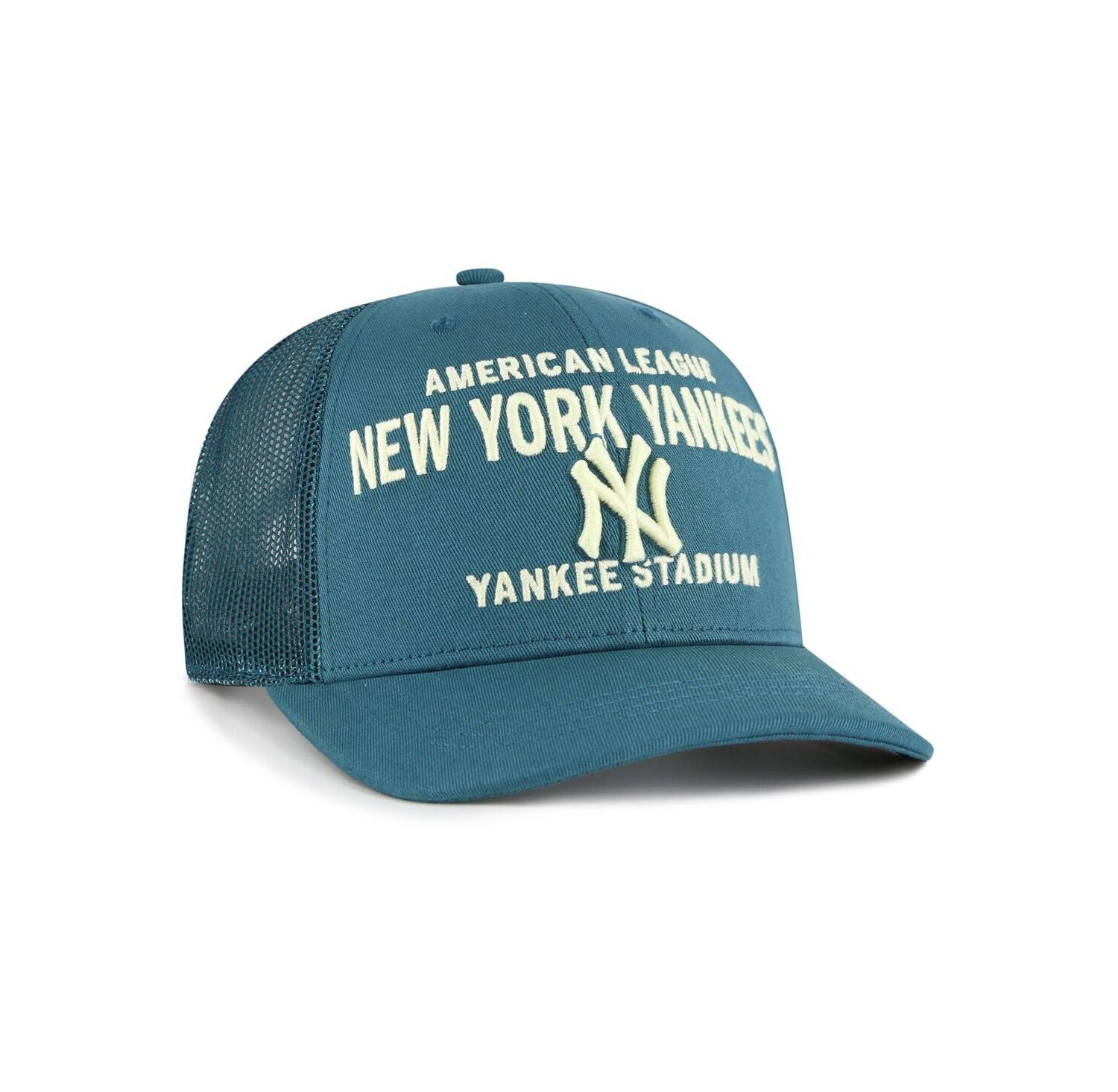 Men's Teal New York Yankees Contemporary Hitch Adjustable Trucker Hat