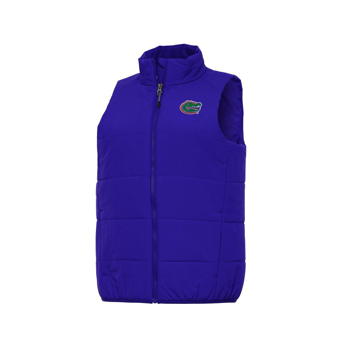 Женский жилет Antigua Royal Florida Gators Experience Full-Zip Vest — фото 1
