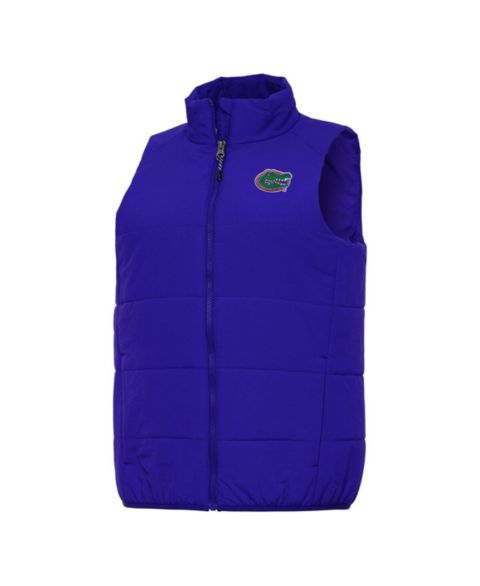 Женские жилеты Antigua Women's Royal Florida Gators Experience Full-Zip Vest