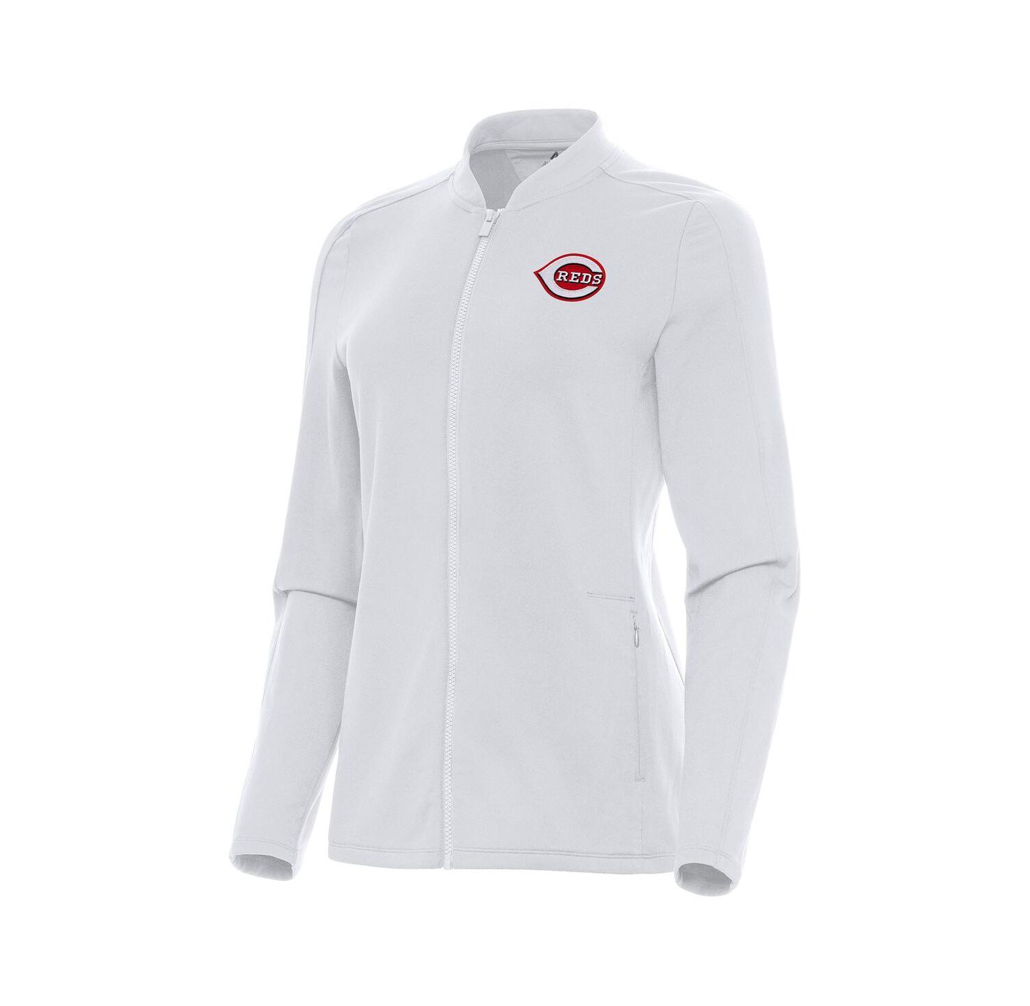 Women's White Cincinnati Reds Continual Full-Zip Jacket