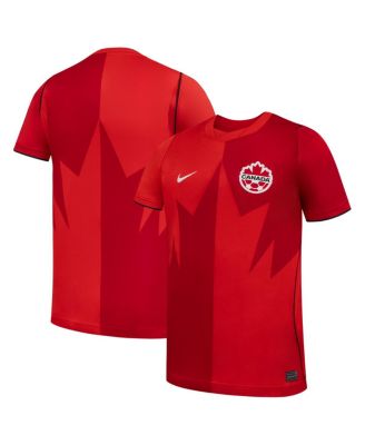 Big Boys and Girls Red Canada Soccer 2026 Home Stadium Replica Jersey