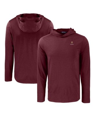 Men's Maroon Harvard Crimson Coastline Epic Comfort Eco Long Sleeve Hoodie T-Shirt