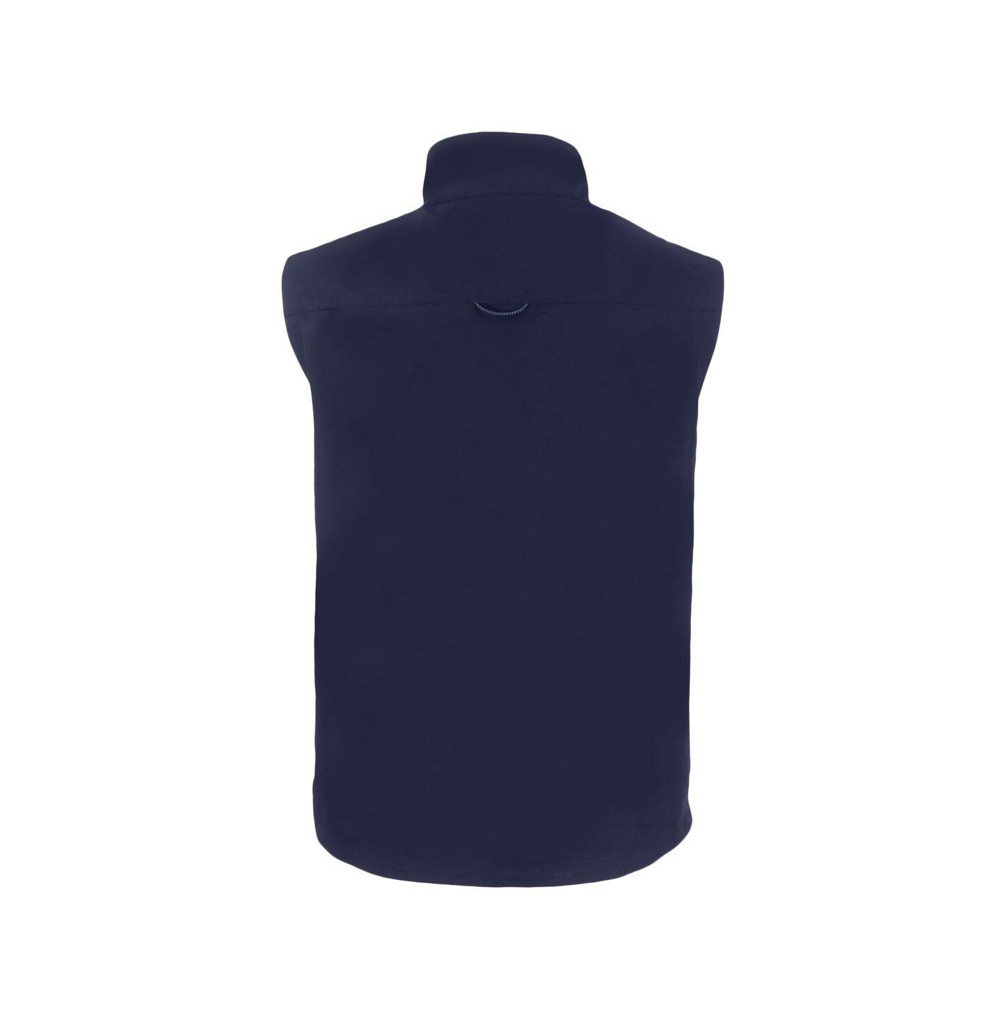 Мужской жилет Cutter & Buck Navy Milwaukee Brewers Charter Eco Full-Zip Vest — фото 2