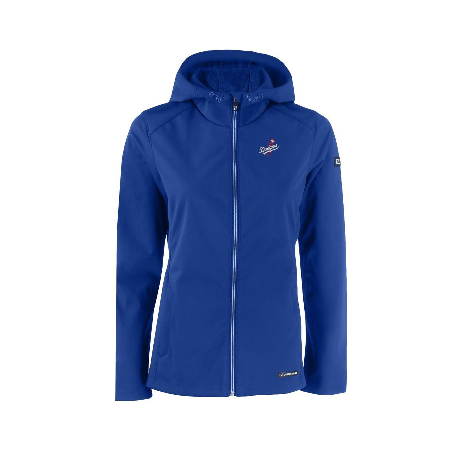 Women's Royal Los Angeles Dodgers Evoke Eco Softshell Full-Zip Jacket