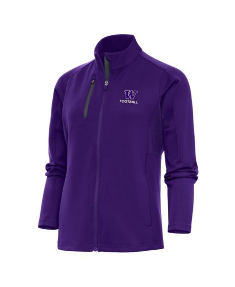 Женские куртки Antigua Women's Purple Washington Huskies Football Generation Full-Zip Jacket