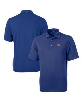 Men's Royal Chicago Cubs Big & Tall Virtue Eco Pique Polo Shirt