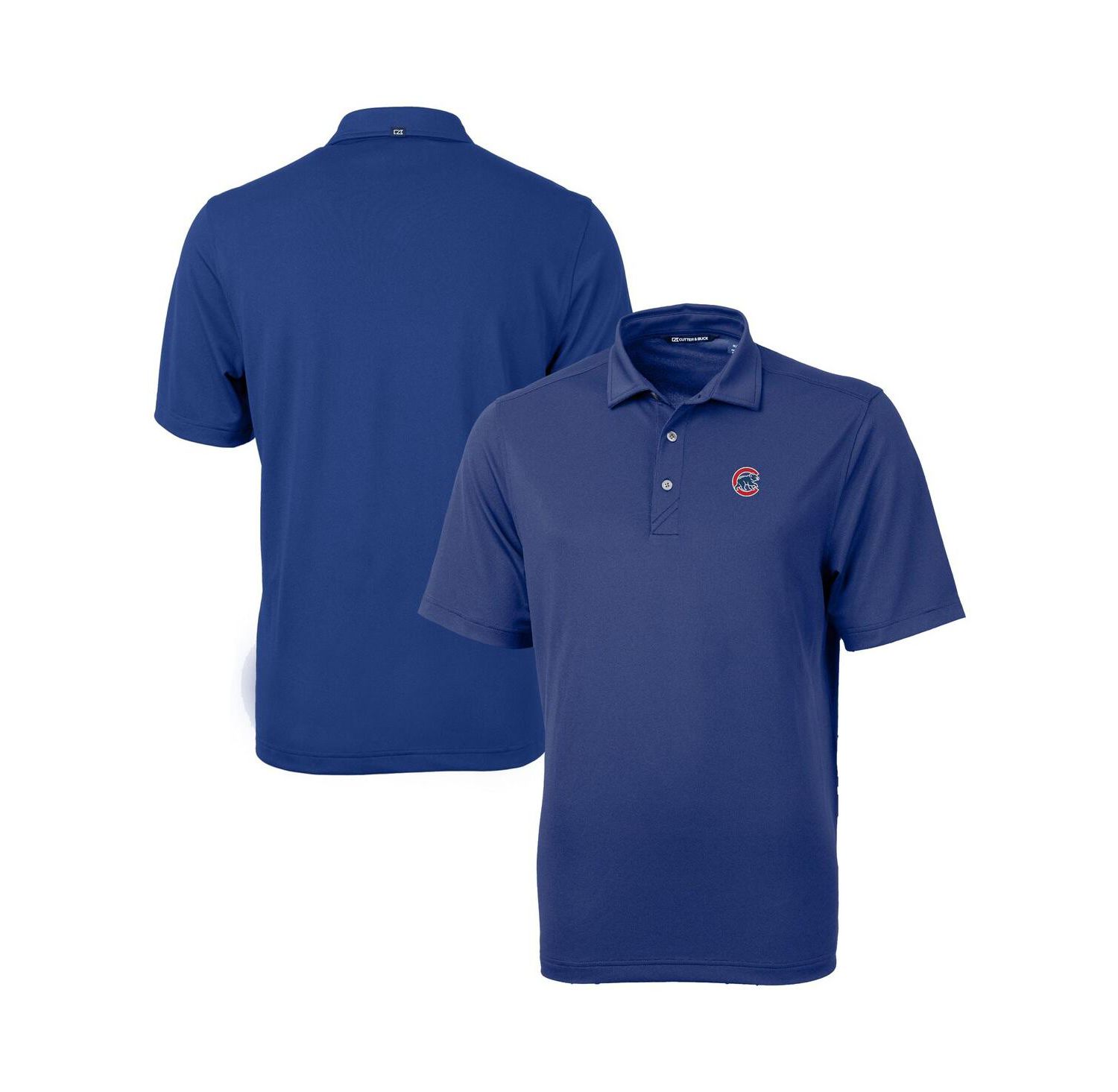 Men's Royal Chicago Cubs Big & Tall Virtue Eco Pique Polo Shirt