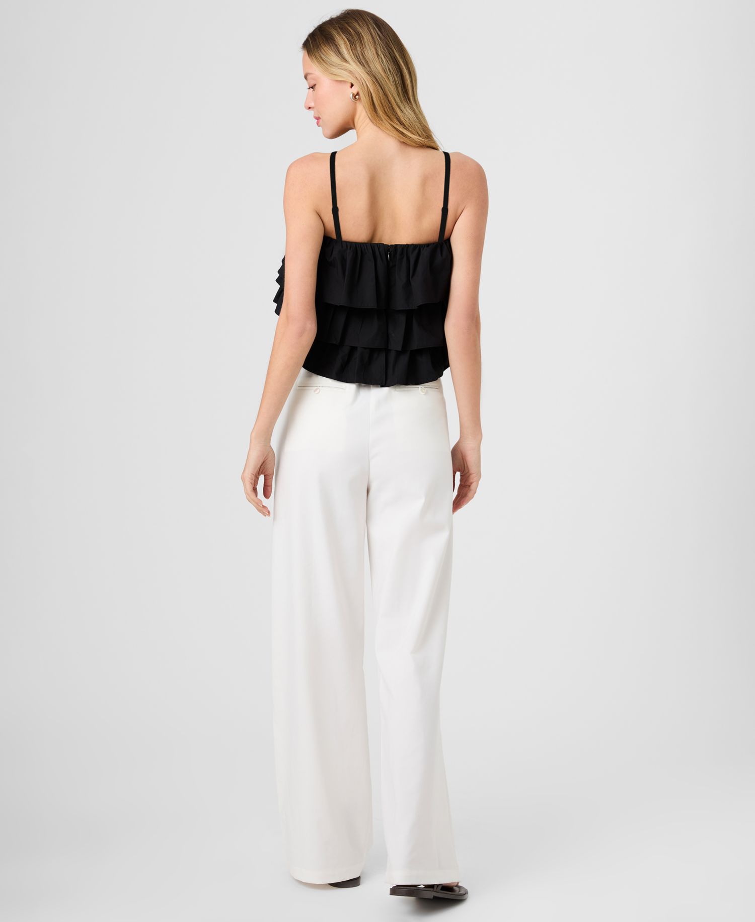Women's Aimee Ruffle Detail Cotton Top