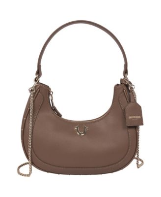 Zip Top Crescent Hobo Bag
