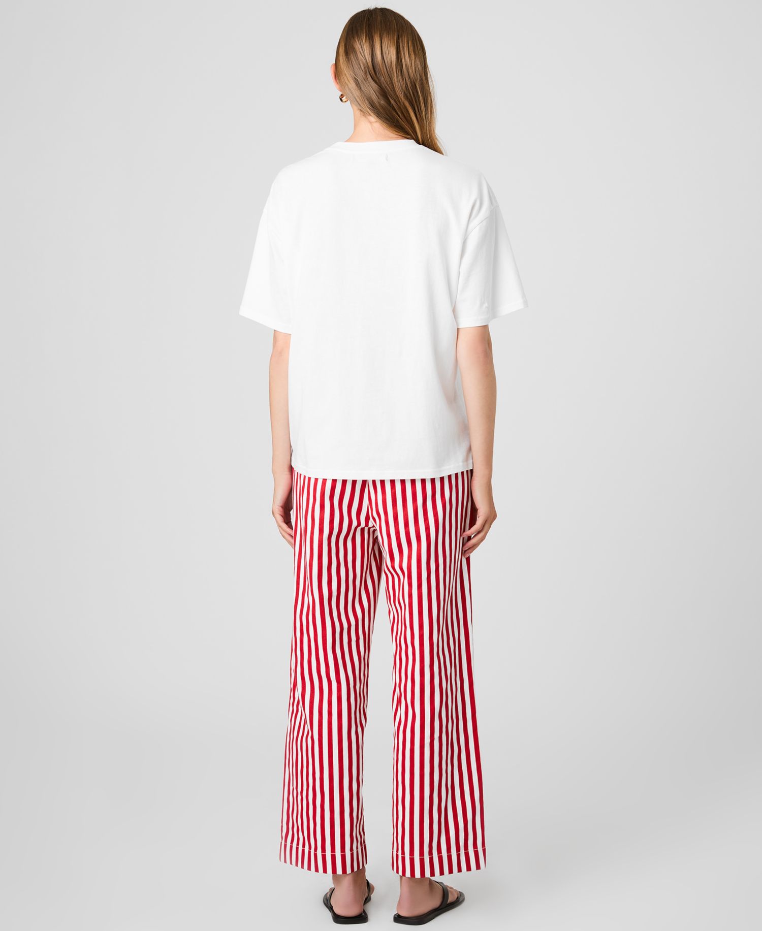Women's La Tomate Printed Oversized Cotton T-Shirt