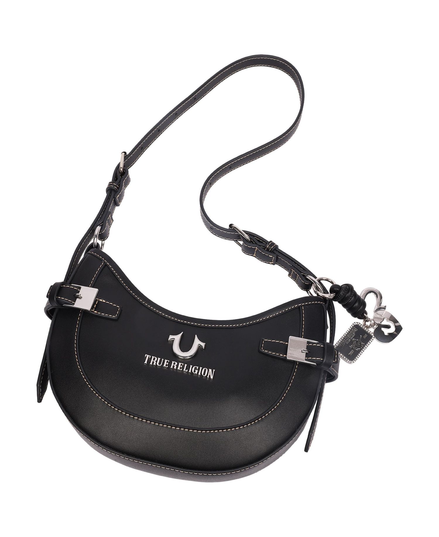 Multi-Strap Denim Shoulder Bag