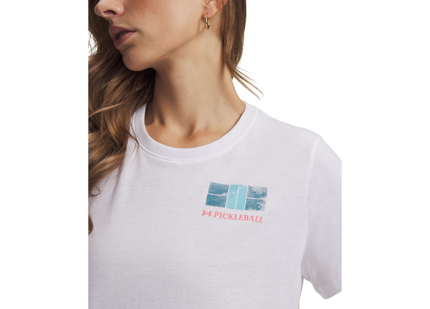 Women's Pickleball Crewneck Short-Sleeve T-Shirt