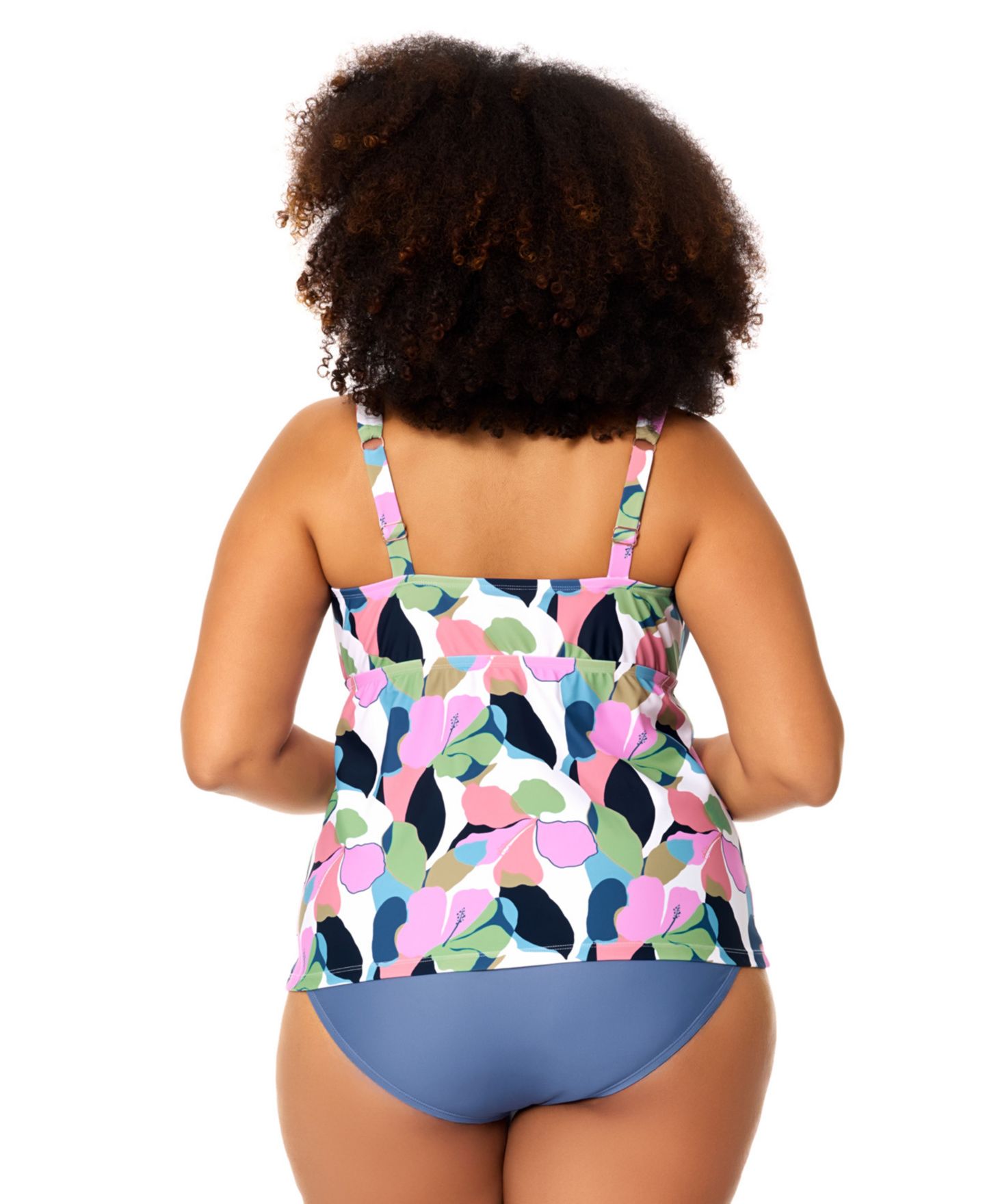 Верх бикини Tankini — Raisins Curve, цвет: Белый разноцветный — фото 2