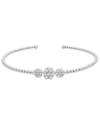 Diamond Flexi Bangle Bracelet (1/3 ct. t.w.) in Sterling Silver