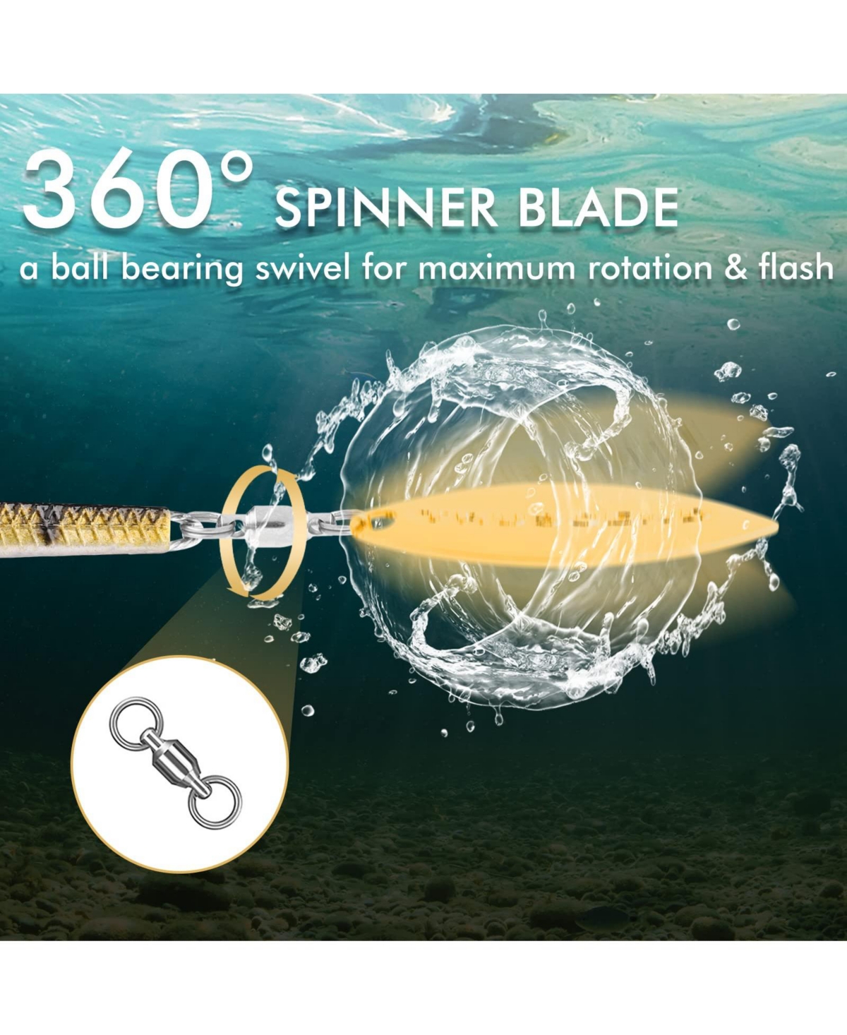 Gnuadz Easy Catch Pre-rigged Soft Swimbaits Vibrating Action Bass Fishing Lures