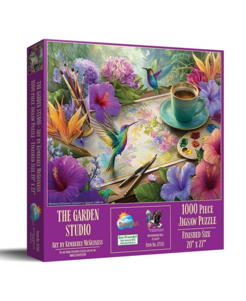 Детский пазл SunsOut The Garden Studio 1000-Piece Jigsaw Puzzle, Ages 15+