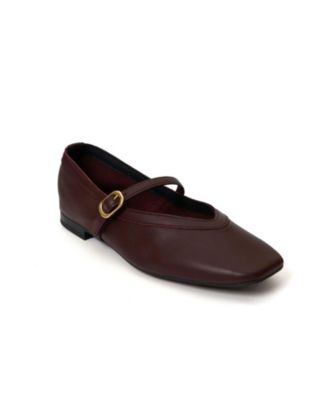 Women's Greta Leather Mary Jane Flat