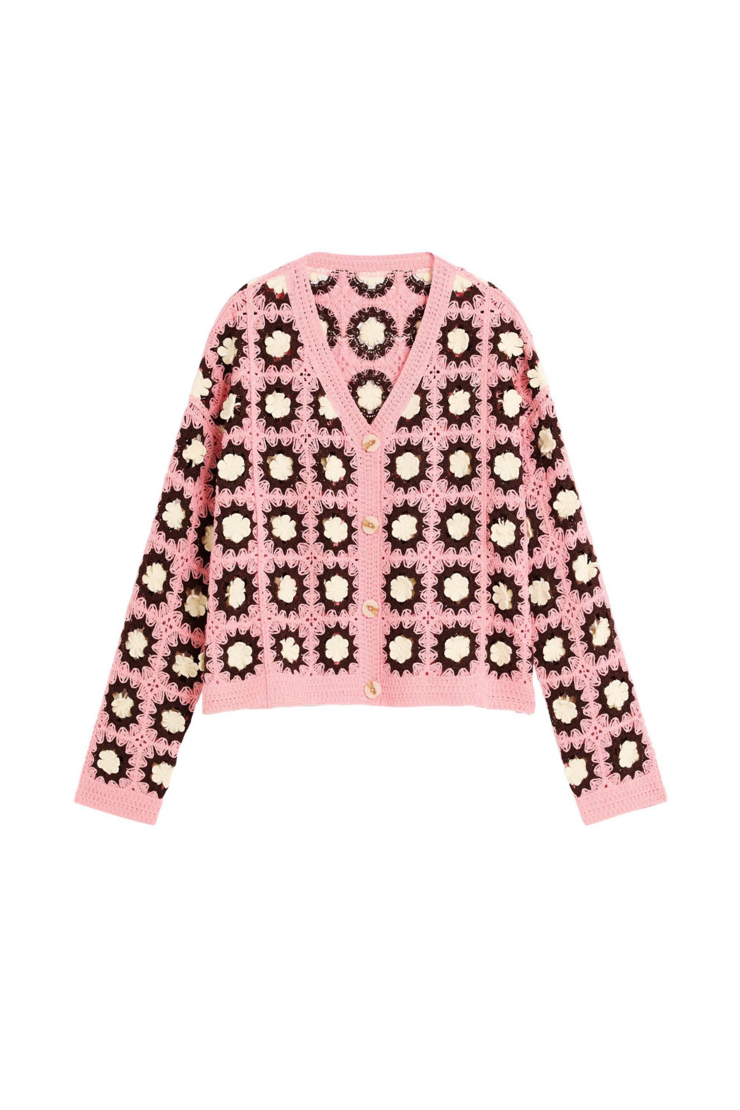 Women's crochet cardigan