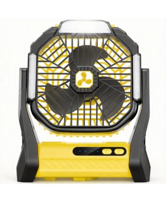 Portable Rechargeable Fan LED Lantern USB Outdoor Camping Emergency 20000mAh