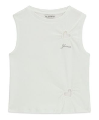 Girls' 7-16 Stretch Rib Sleeveless Top