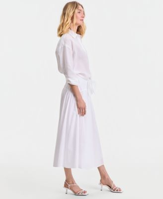 Женские юбки I.N.C. International Concepts Cotton Midi Skirt
