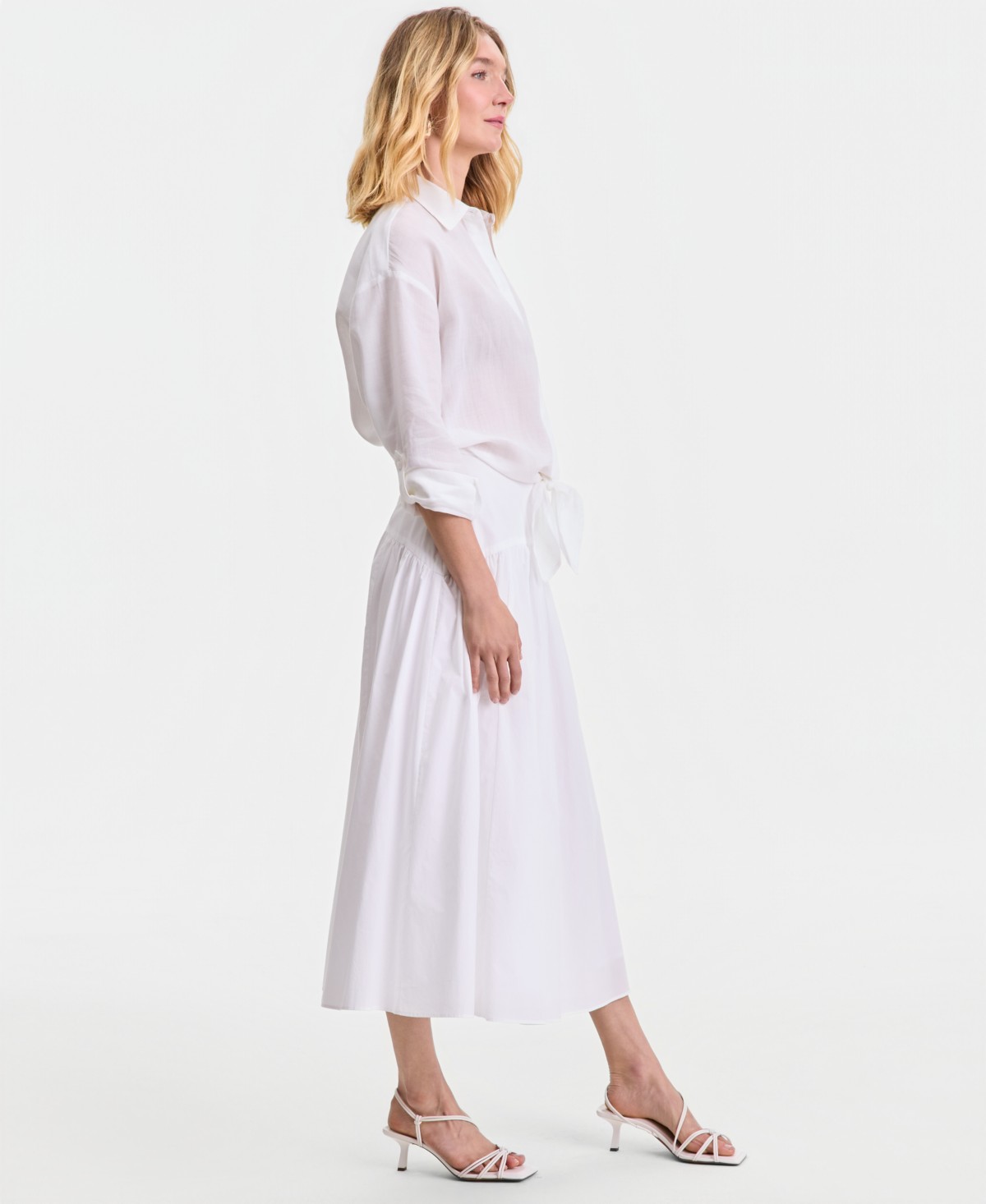 Женские юбки I.N.C. International Concepts Women's Cotton Midi Skirt — фото 1